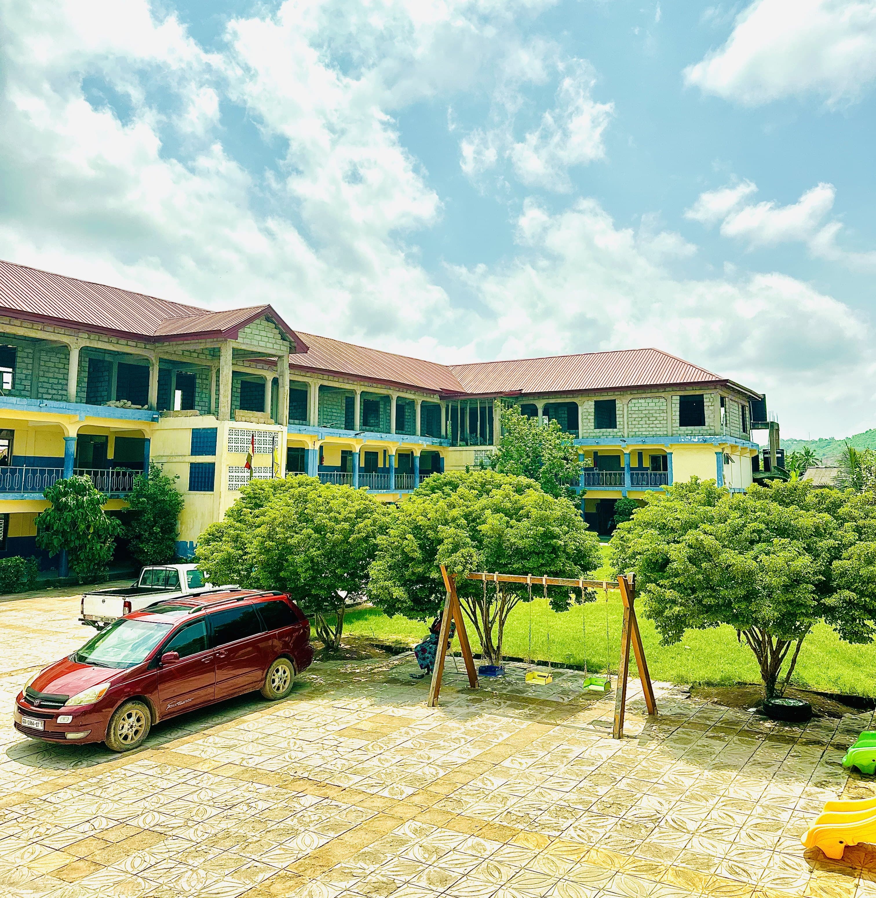 Treasureland Academy campus and courtyard